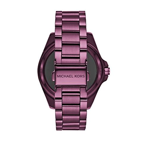 michael kors bradshaw access plum band|Bradshaw Embossed.